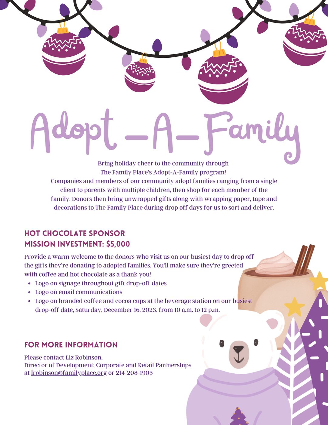 TFP Adopt-A-Family Deck