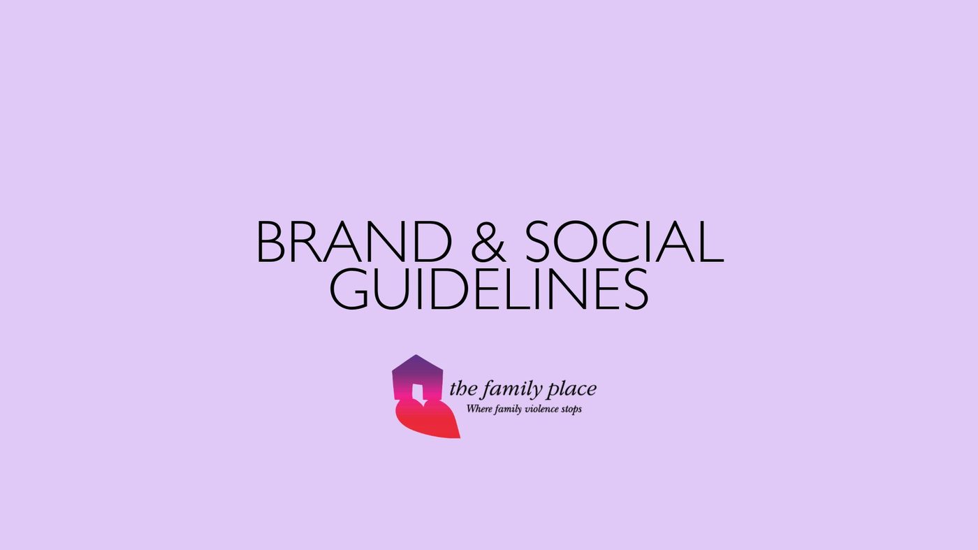 The Family Place Brand Guidelines