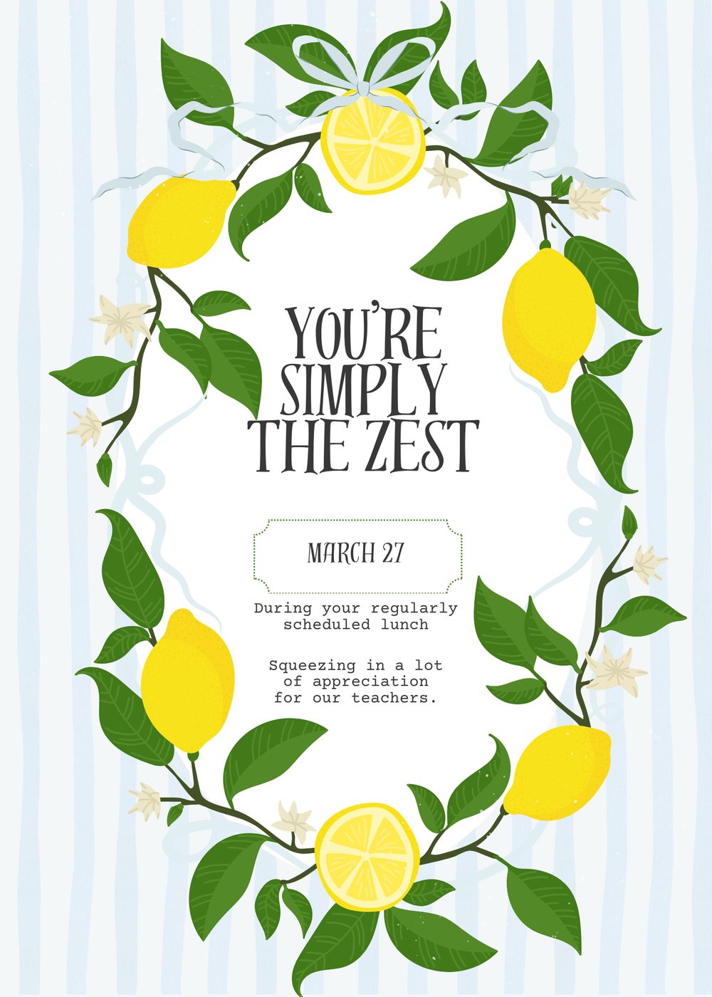 Teacher Appreciation Invites