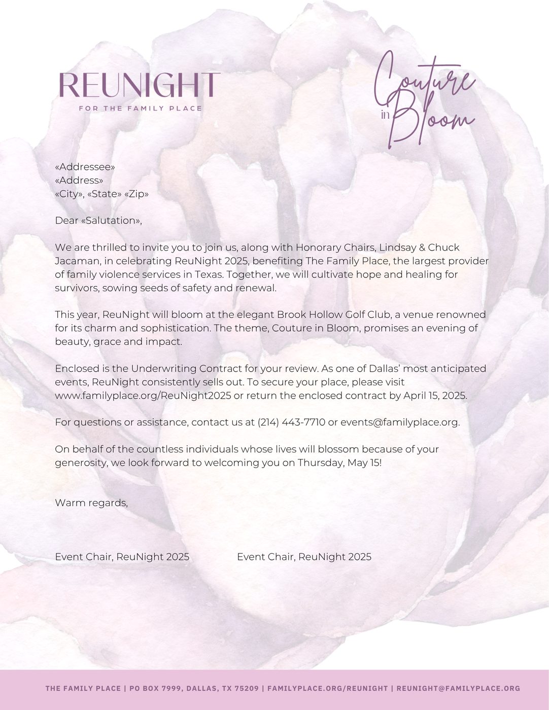 2025 ReuNight Letterhead