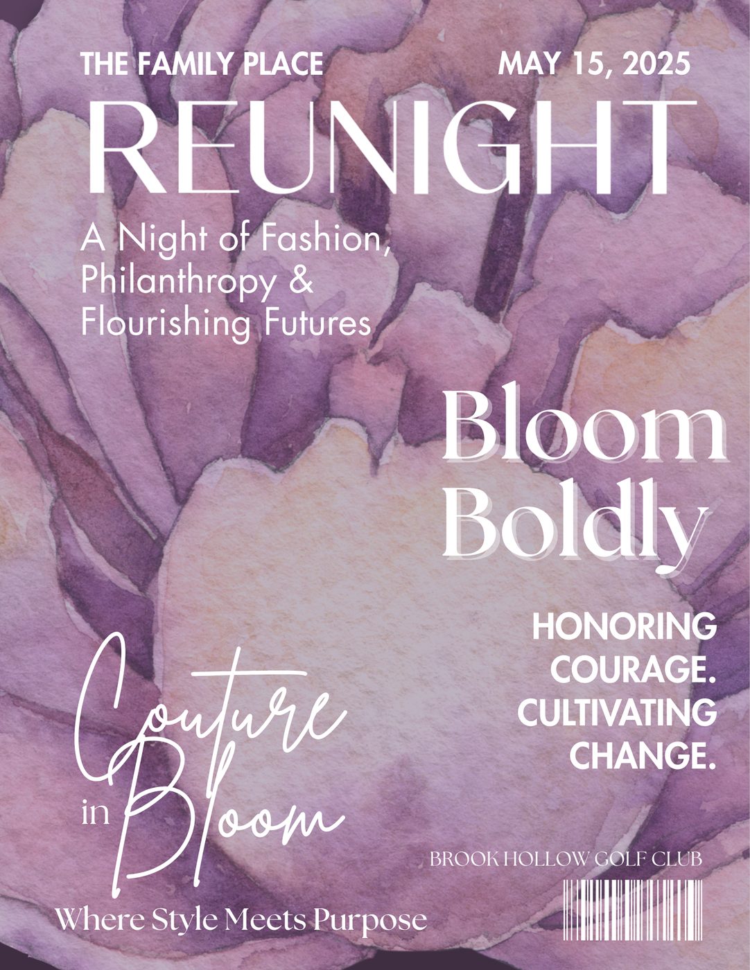 Couture in Bloom Program Book